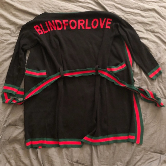 Longline cardigan Blind for love - Picture 2 of 2